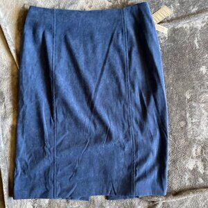 Bellessa Womens 10 Vintage Suede Feel Mini Skirt NWT